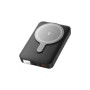 Батарея універсальна Vention Magnetic Wireless 10000mAh 22.5W 3A, PD, QC/3.0, USB-C, Lightning, LED Display, Black (FHTB0)