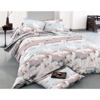 Постільна білизна MirSon Сатин 22-1284-1 Spring flowering 200х220 (2200004109732)