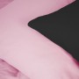 Постільна білизна MirSon 002-008 Black/Pink Фланель 2 x 160 x 220 Сімейний Євро (2200009661884)