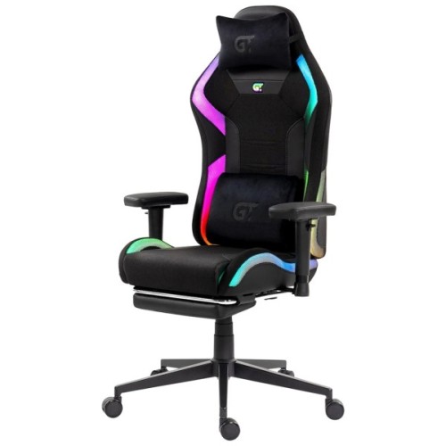 Крісло ігрове GT Racer X-2403 Black (X-2403 Black RGB)