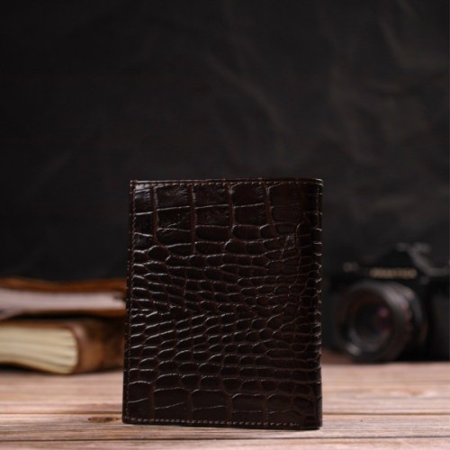 Гаманець Canpellini З натуральної шкіри Коричневий (21871)