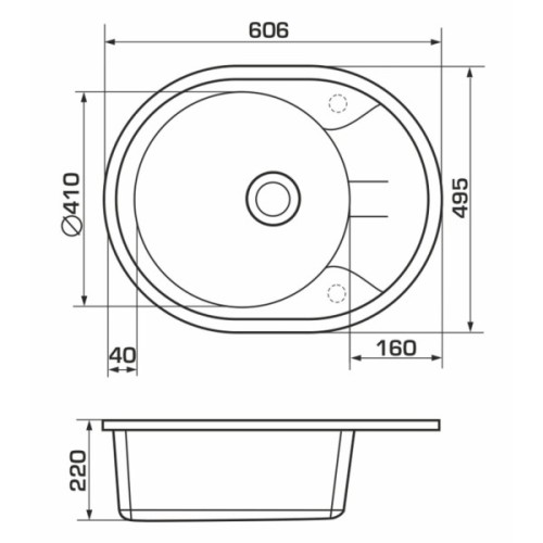 Мийка кухонна GRANADO MARBELLA terra (gr2903)