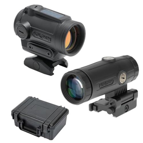 Коліматорний приціл Holosun ARO-EVO-SPR-RD та збільшувач HM3X (Combo Set) (747073)