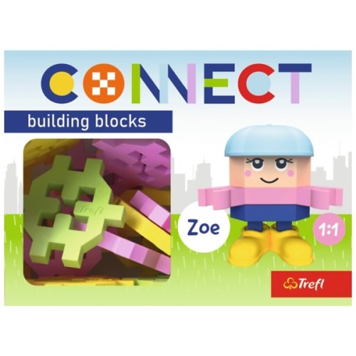 Конструктор Trefl Connect з ігровою фігуркою Zoe 35 деталей (5900511619805)