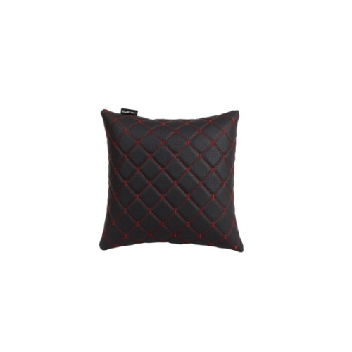 Подушка EVAtech ECO 30x30 см чорна з червоною ниткою (SPSCSBR)