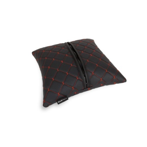 Подушка EVAtech ECO 30x30 см чорна з червоною ниткою (SPSCSBR)