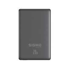 Батарея універсальна Sigma X-power SI10A7QL-MAG grey 10000mAh, Magnetic wireless 15W, PD+QC, 20W max (4827798955116)