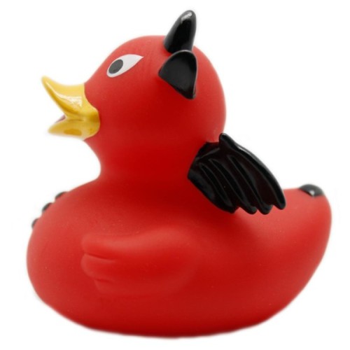 Іграшка для ванної Funny Ducks Чёрт утка (L1829)