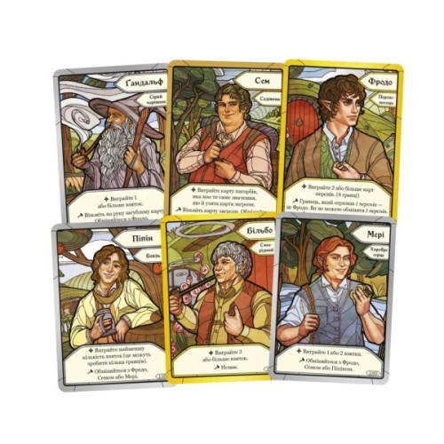 Настільна гра Geekach Games Братство Персня. Карткова гра (The Fellowship of the Ring The Trick Taking Game) (укр.) (GKCH224fs)