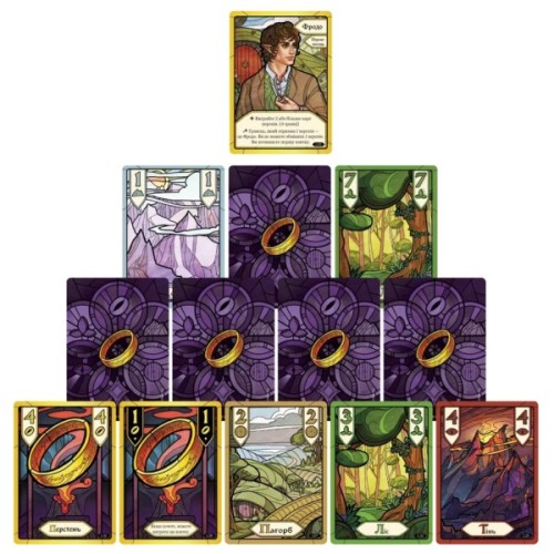 Настільна гра Geekach Games Братство Персня. Карткова гра (The Fellowship of the Ring The Trick Taking Game) (укр.) (GKCH224fs)