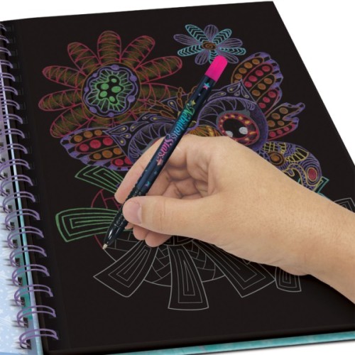 Набір для творчості Nebulous Stars Розмальовка Айседора чорні аркуші (11136)