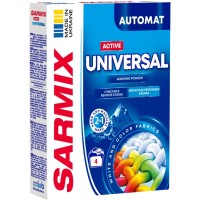 Пральний порошок Sarmix Active Universal для всіх типів прання 300 г (4820268104090)