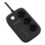 Мережевий фільтр живлення ColorWay CW-CHE34PDB 3 роз/4USB GaN3 Pro (CW-CHE34PDB)