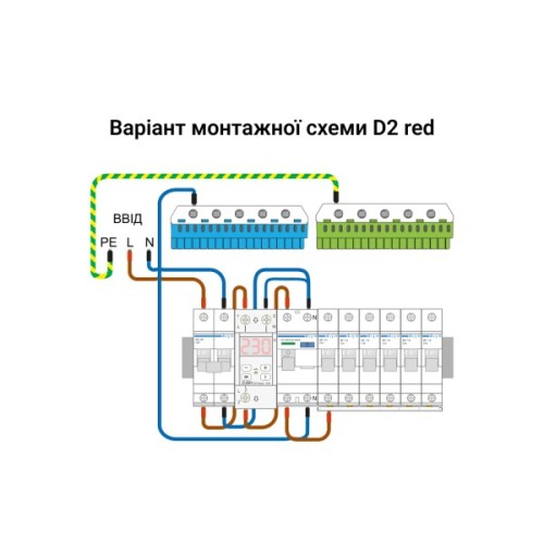 Реле напруги ZUBR D2-32 red (4820120222665)