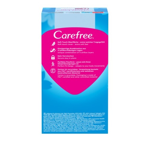 Щоденні прокладки Carefree Cotton Feel FlexiForm 30 шт. (3574661257044)