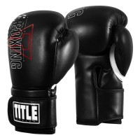 Боксерські рукавички Title Dynamic Strike Heavy Bag Gloves Black 16 oz (BSATG 16 BK)