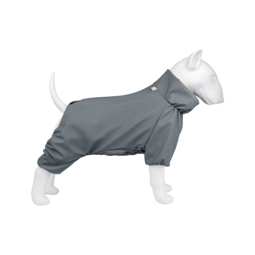 Дощовик для тварин WAUDOG Clothes водонепроникний M47 сірий (198911)