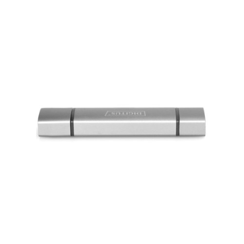 Зчитувач флеш-карт Digitus USB-C/USB 3.0 SD/MicroSD (DA-70886)