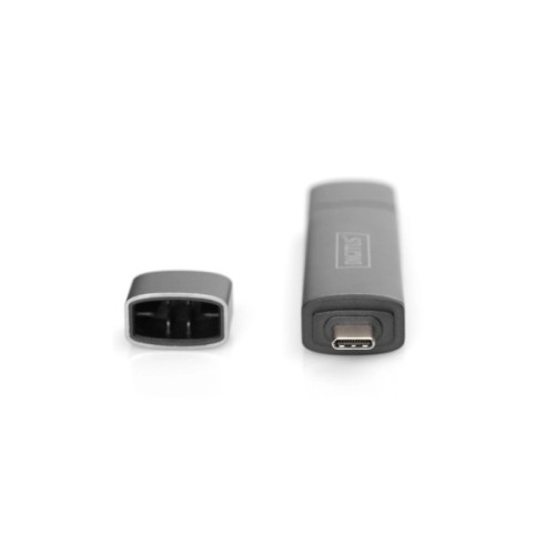 Зчитувач флеш-карт Digitus USB-C/USB 3.0 SD/MicroSD (DA-70886)