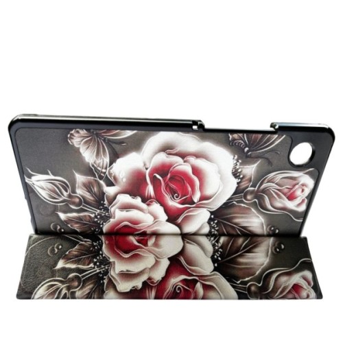 Чохол до планшета BeCover Smart Case Samsung Tab A9 SM-X115 8.7" Black Rose (711266)