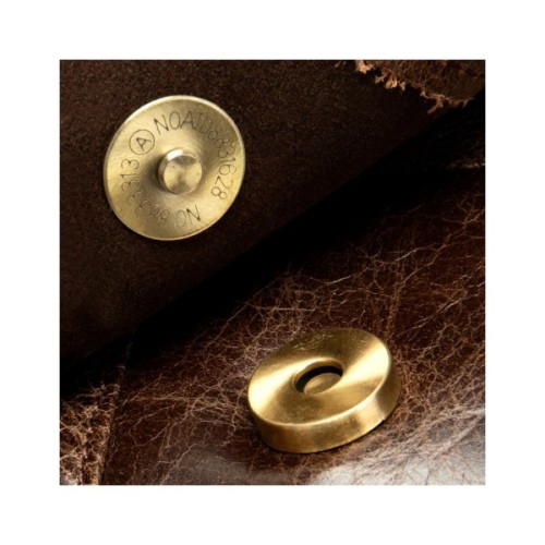 Сумка Vintage З натуральної гладкої шкіри Коричнева (14945)