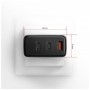 Зарядний пристрій AXAGON 1xUSB + 2xUSB-C 100W QC4+ PD3.0 PPS black (ACU-DPQ100)