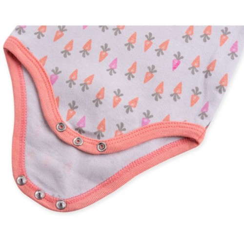 Боді дитяче Luvena Fortuna 3 шт з короткими рукавами для дівчаток (G8329.0-3)