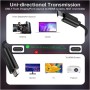 Кабель мультимедійний DisplayPort M to HDMI M 2.0m 4K60Hz Choetech (XDH01-BK)