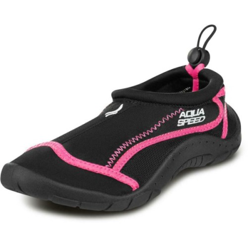 Аквашузи Aqua Speed Aqua Shoe Model 704-19 чорний, малиновий 40 (5908217695659)