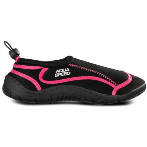 Аквашузи Aqua Speed Aqua Shoe Model 704-19 чорний, малиновий 40 (5908217695659)