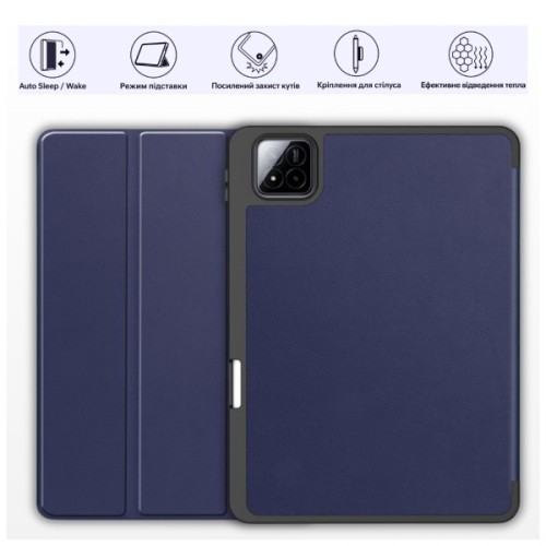 Чохол до планшета BeCover Flexible TPU Mate Xiaomi Pad 8 / 8 Pro 11.2" Deep Blue (715624)