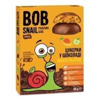 Цукерка Bob Snail Мангово-яблучні в молочному шоколаді 60 г (1740789)