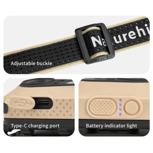 Ліхтар Naturehike CNK2450ZM015, коричневий (6927595794173)