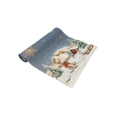 Доріжка на стіл Прованс гобеленова Блакитне сяйво 35х100 см (4823093450202)