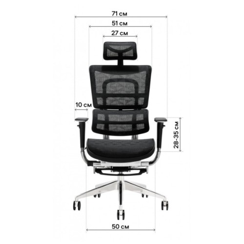 Офісне крісло GT Racer X-801L Light Gray (X-801L Light Gray (W17-1))