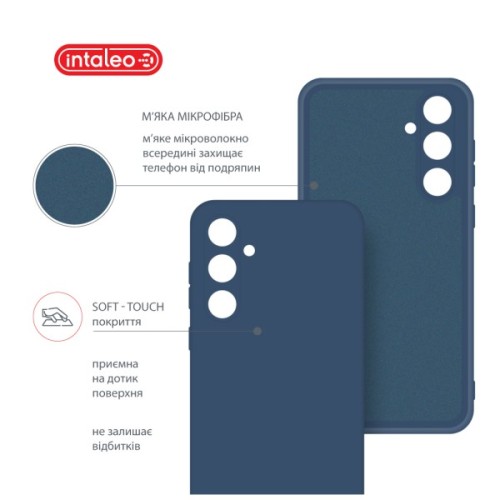 Чохол до мобільного телефона Intaleo Silicone Samsung Galaxy A55 Blue (1283126600289)