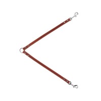 Повідець для собак Collar спарка Ш 14 мм Д 40 см коричневий (00436)