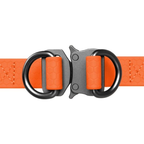 Шлея для собак WAUDOG Waterproof з QR-паспортом L Ш 25 мм Д 60-90 см помаранчева (27674)