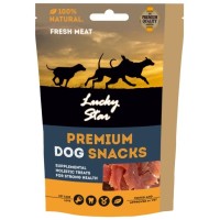 Ласощі для собак Lucky Star м'яке качине в'ялене м'ясо 11 см 85 г (4820111434138/4820281500022)