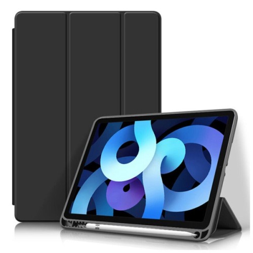 Чохол до планшета BeCover Tri Fold Soft TPU mount Apple Pencil Apple iPad 10.9" 2022/24/11" 2025 Black (708459)