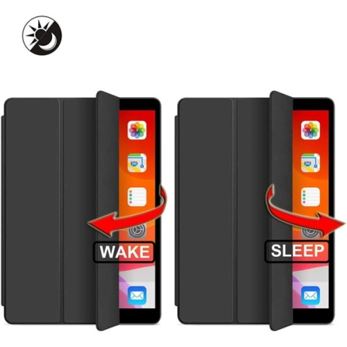 Чохол до планшета BeCover Tri Fold Soft TPU mount Apple Pencil Apple iPad 10.9" 2022/24/11" 2025 Black (708459)