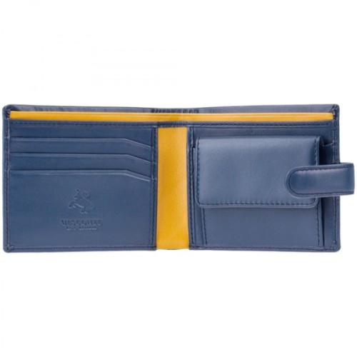 Гаманець Visconti PM100 Vincent з RFID Blue Mustard (PM100 BL/MT)