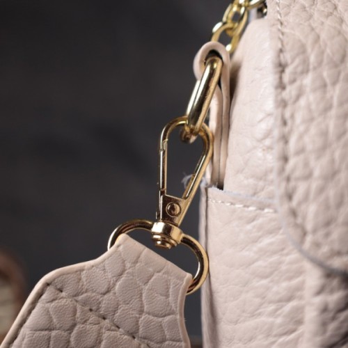 Сумка Vintage Шкіряна жіноча Біла (22404)