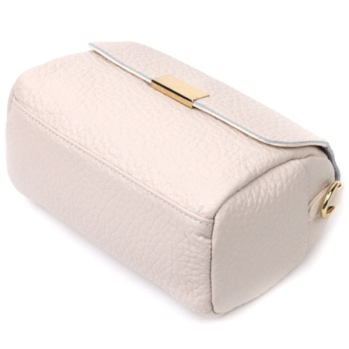 Сумка Vintage Шкіряна жіноча Біла (22404)