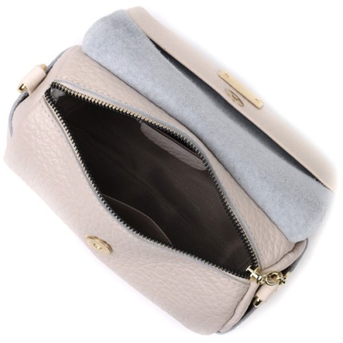 Сумка Vintage Шкіряна жіноча Біла (22404)