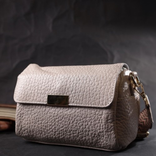 Сумка Vintage Шкіряна жіноча Біла (22404)