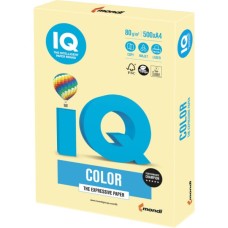 Папір Mondi IQ color А4 pastel, 80g 500sheets, Yellow (YE23/A4/80/IQ)