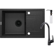 Мийка кухонна Deante Corio ZRC_G113 + зміш. BMO_N62M + дозатор ZZZ_B00D (ZRCC2113)