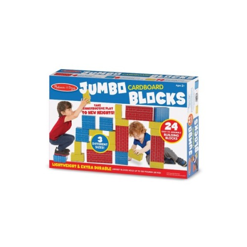 Кубики Melissa&Doug Набір картонних блоків, 24 штуки (MD2783)