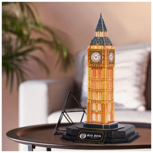 Пазл Cubic Fun Тривимірний пазл Night edition Біг Бен із LED-підсвічуванням (L537h)
